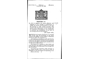 Eastbourne Corporation Act 1926