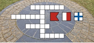 Compass Rose with Puzzles