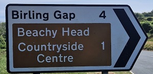 Beachy Head Road Sign